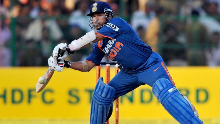 4- Most ODI Runs: Tendulkar's unmatched tally of 18426 runs in ODIs, achieved at an average of 44.83, remains a testament to his dominance and impact in limited-overs cricket. (Image Credits- Getty)