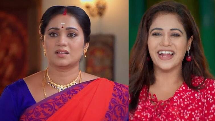 Sandhya Raagam serial today 25th april zee tamil written update Sandhya Raagam: தனாவுக்கு பரிசு கொடுக்க வந்த ரகுராம்: அவனமானப்படுத்திய கார்த்திக்: சந்தியா ராகம் அப்டேட்!