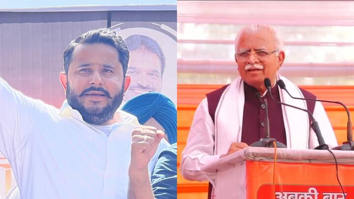 Haryana Congress candidates list 2024: Divyanshu Budhiraja to fight against manohar lal khattar in Karnal मनोहर लाल खट्टर के खिलाफ कांग्रेस ने इस युवा नेता को दिया टिकट, किरण चौधरी के 'हाथ' खाली