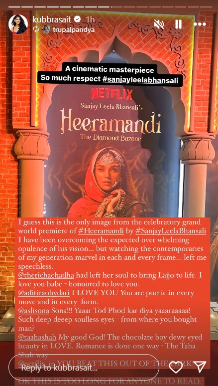 ‘Heeramandi: The Diamond Bazaar’ First Reviews Out: Celebs Call Sanjay Leela Bhansali's Series ‘Mesmerising’