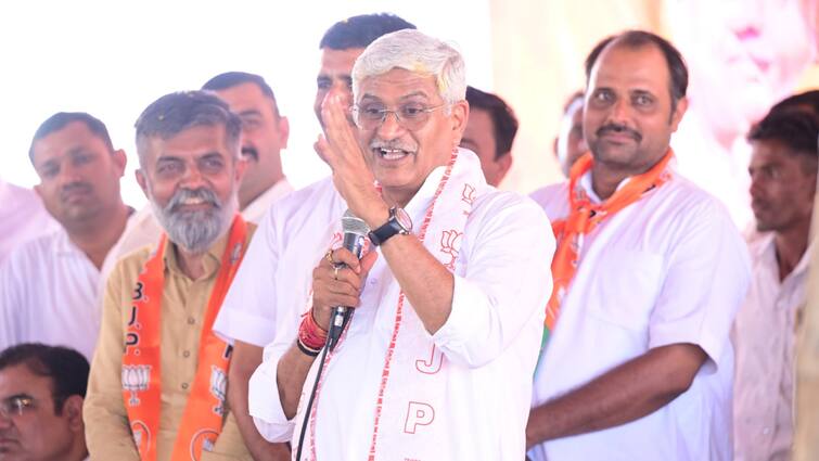 jodhpur lok sabha constituency BJP Candidate Gajendra Singh Shekhawat attacks Congress ANN बीजेपी नेता गजेंद्र सिंह शेखावत का कांग्रेस पर वार, 'तुष्टीकरण की कर रही राजनीति'