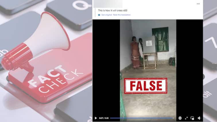 Fact Check Old Video Booth Capturing BJP 2024 Elections false claim Fact Check: Old Video Shared To Claim Booth Capturing By BJP In 2024 Elections