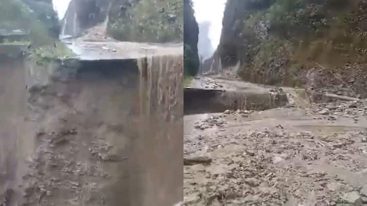 Landside hits Arunachal Pradesh Highway Along China Border Washed Away అరుణాచల్‌ ప్రదేశ్‌లో విరిగి పడిన కొండచరియలు, హైవే ధ్వంసం - చైనాకి రాకపోకలు బంద్