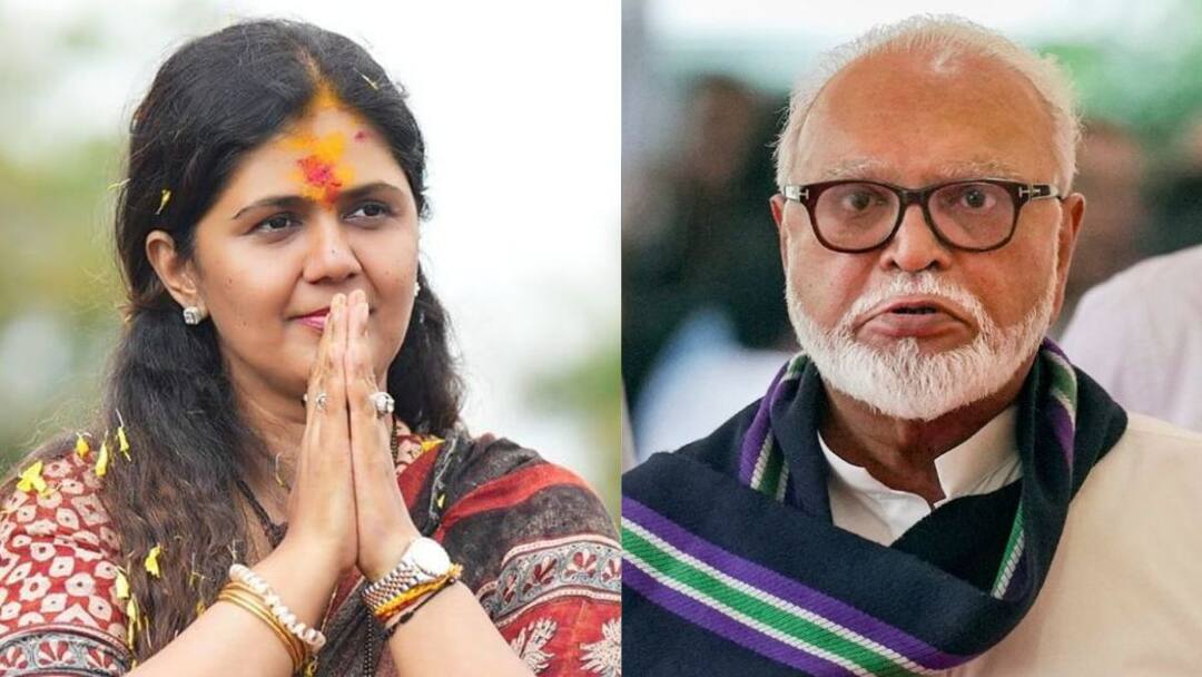Chhagan Bhujbal Slams Pankaja Munde on statement that I will field Pritam Munde from Nashik Lok Sabha constituency Maharashtra politics Marathi News Nashik Lok Sabha : नाशिकच्या जागेवरून महायुतीतील दोन ओबीसी नेत्यांमध्ये जुंपली, पंकजा मुंडेंच्या वक्तव्यावर काय म्हणाले छगन भुजबळ?