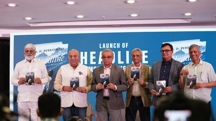 DD Purkayastha book launch headline Memoir Of Media CEO ABP 'Headline': DD Purkayastha's Book Narrates The Journey Of A Small Town Boy Who Became A CEO