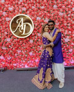 Arti Singh Shares Photos From Beach-Side Mehendi, Twins With Dipak In Purple