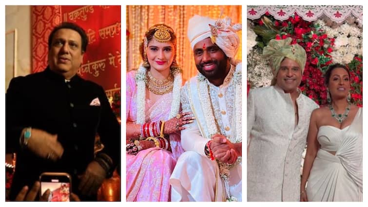 Govinda Attends Arti Singh Wedding, Says He Prays For Her, Krushna Abhishek Says, 'Maama Aaye Bohat Khushi Hui' Video Govinda Blesses Niece Arti Singh At Her Wedding, Krushna Abhishek Says, 'Maama Aaye Bohat Khushi Hui'
