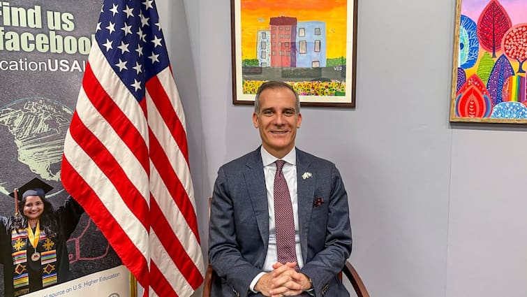 Ambassador Eric Garcetti Assures Indian Students Safe In US says we care for their well being 'We Care About Their Well-Being': Ambassador Eric Garcetti Says 'Indian Students Safe In US'