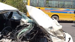 Accident: ઉના દેલવાડા રોડ પર સ્કૂલ બસ અને કાર વચ્ચે અકસ્માત, એક મહિલા સહિત ત્રણ ઇજાગ્રસ્ત
