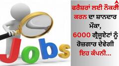 ਟੈਕ ਮਹਿੰਦਰਾ 'ਚ ਫਰੈਸ਼ਰਾਂ ਲਈ ਨੌਕਰੀ ਕਰਨ ਦਾ ਸ਼ਾਨਦਾਰ ਮੌਕਾ, 6000 ਗ੍ਰੈਜੂਏਟਾਂ ਨੂੰ ਦੇਵੇਗੀ ਰੋਜ਼ਗਾਰ