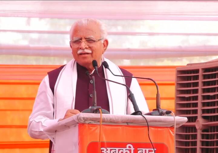 पूर्व मुख्यमंत्री मनोहर लाल खट्टर ने कहा जल्द ही केंद्रीय नेताओं के कार्यक्रम राज्य में शुरु होंगे. मतदान वाले दिन वोटिंग अच्छी होगी.(फाइल)