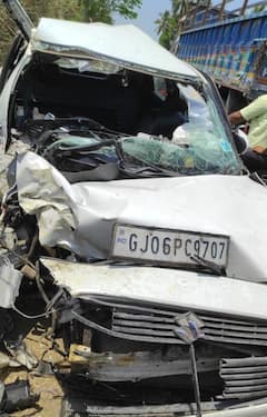 Accident: ઉના દેલવાડા રોડ પર સ્કૂલ બસ અને કાર વચ્ચે અકસ્માત, એક મહિલા સહિત ત્રણ ઇજાગ્રસ્ત