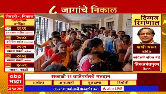 Wardha Loksabha 2024 : वर्ध्यात सकाळच्या सत्रात मतदारांनी मतदानासाठी रांगा लावल्या : ABP Majha