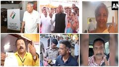 பினராயி விஜயன் முதல் பிரகாஷ் ராஜ் வரை காலையிலே சென்று ஓட்டுப்போட்ட தலைவர்களும், பிரபலங்களும்!