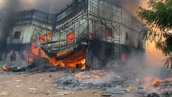 Fire Accident in Alwin Pharmacy Company Rangareddy | రంగారెడ్డిలోని ఆల్విన్ ఫార్మసీ కంపెనీలో అగ్నిప్రమాదం | ABP Desam