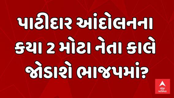 Lok Sabha Election 2024 | પાટીદાર આંદોલનના કયા 2 મોટા નેતા કાલે જોડાશે ભાજપમાં?