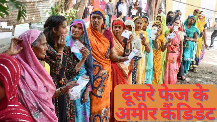 Lok Sabha Election 2024 2nd Phase voting started top 5 richest candidates Lok Sabha Election 2024 2nd Phase: दूसरे फेज के 5 सबसे अमीर उम्मीदवार, हेमा मालिनी भी लिस्ट में शामिल, जानें किसके पास कितनी प्रॉपर्टी