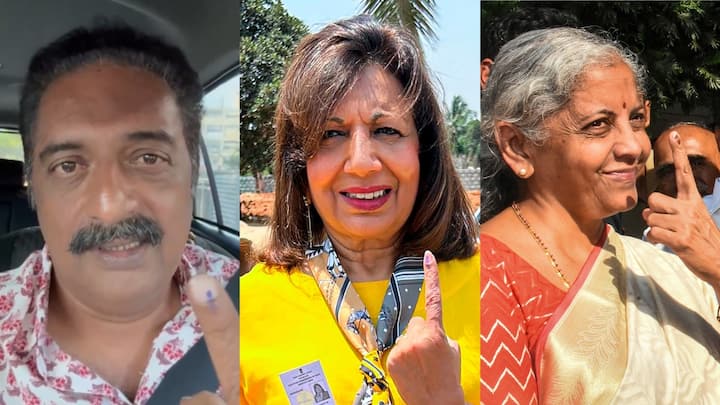 Several notable figures, including leaders, cricketers, and actors, exercised their voting rights in the second phase of Lok Sabha elections in Kerala and Karnataka on Friday.