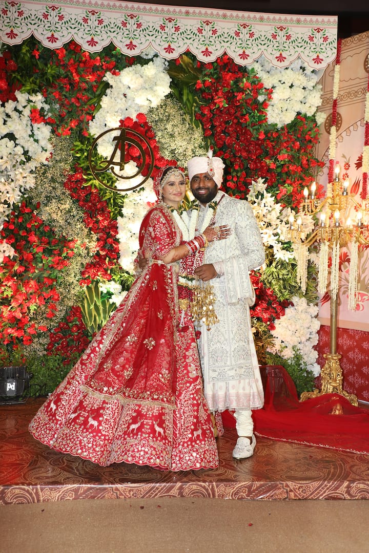 Arti Singh and Dipak Chauhan got married in Mumbai among family and friends.