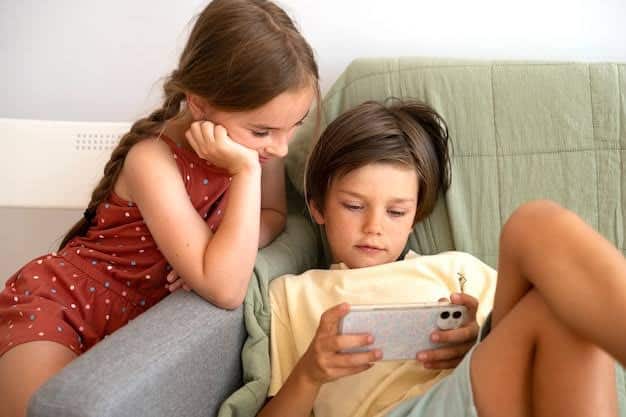Nowadays, children aged 12 to 15 have a cell phone in their hand.  If you also get your child a phone at this age, lock all apps and web searches they don't need.