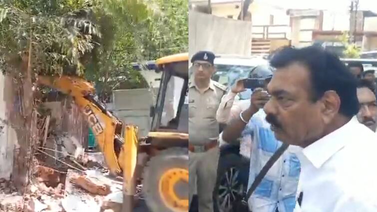 जबलपुर विस्फोट मामले में आरोपी के भाई के घर चला बुलडोजर, कांग्रेस MLA ने किया विरोध