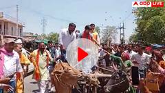 पहले ट्रैक्टर... अब बैलगाड़ी की सवारी... पिता के लिए देसी अंदाज में वोट मांग रहे महाआर्यमन सिंधिया