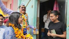 AAP नेता स्वाति मालीवाल ने शुरू किया चुनावी कैंपेन, पदयात्रा कर लोगों से कहा- 'जेल का जवाब वोट से दें'