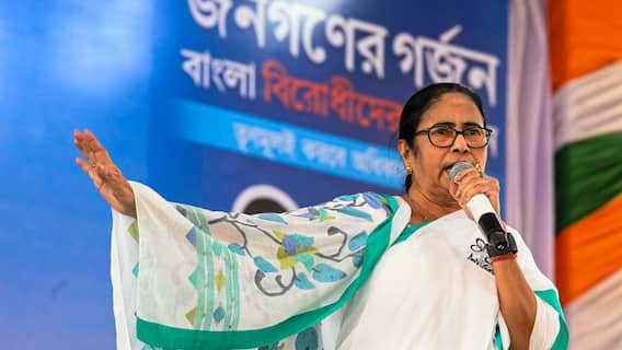 Bengal CM Mamata Injured After She Trips & Falls While Boarding Chopper: VIDEO