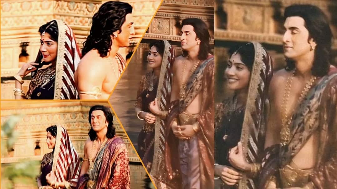 Sai Pallavi As Sita: சீதையாக மின்னும் சாய் பல்லவி, ராமர் வேடத்தில் ரன்பீர் கபூர்: வைரலாகும் புகைப்படங்கள்! sai pallavi and ranbir kapoor look in nithesh tiwari ramayan photos go viral Sai Pallavi As Sita: சீதையாக மின்னும் சாய் பல்லவி, ராமர் வேடத்தில் ரன்பீர் கபூர்: வைரலாகும் புகைப்படங்கள்!