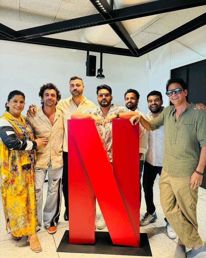 The pictures featured Kapil Sharma, Sunil Grover, Rajiv Thakur Archana Puran Singh along with Netflix’s Chief Content Officer, Bela Bajaria, Monika Shergill - Vice President of Content, Tanya Bami - Series Head.
