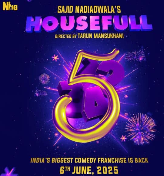 साजिद नाडियावाला ने प्रोडक्शन और तरुण मनसुखानी के निर्देशन में बनने वाली फिल्म हाउसफुल 5 पहले इसी साल रिलीज होने वाली थी. लेकिन अब ये फिल्म 6 जून 2024 को रिलीज होगी जिसमें अक्षय कुमार की एंट्री पक्की है, बाकी स्टार कास्ट को जानने के लिए इंतजार करना होगा.
