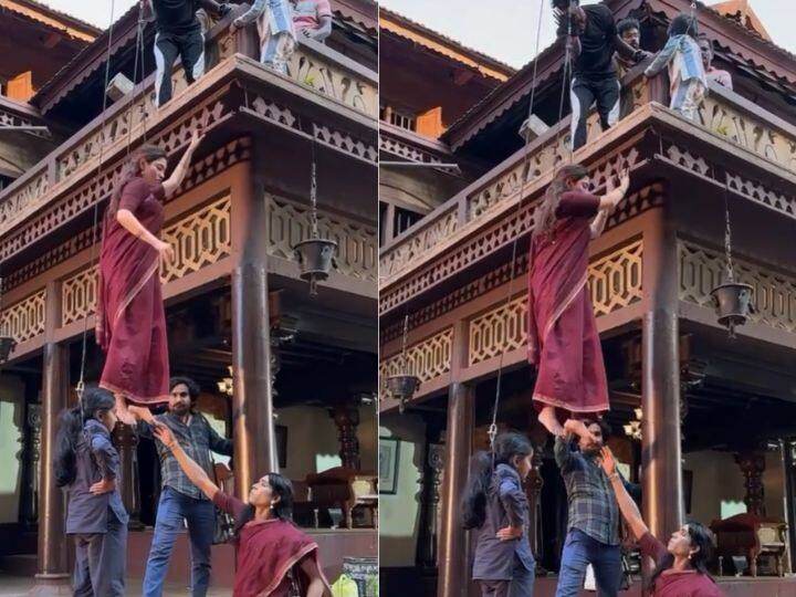 படத்திற்கு தேவையான ஸ்டண்ட் காட்சியை படம்பிடிக்கும் போது எடுக்கப்பட்ட வீடியோ மற்றும் புகைப்படங்களை பகிர்ந்துள்ளார் நடிகை தமன்னா.