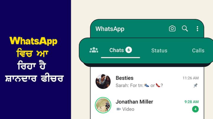 A wonderful feature is coming to WhatsApp, you can create a separate list of favorite people WhatsApp ਵਿਚ ਆ ਰਿਹਾ ਹੈ ਸ਼ਾਨਦਾਰ ਫੀਚਰ, Favourite ਲੋਕਾਂ ਦੀ ਬਣਾ ਸਕੋਗੇ ਵੱਖਰੀ ਲਿਸਟ