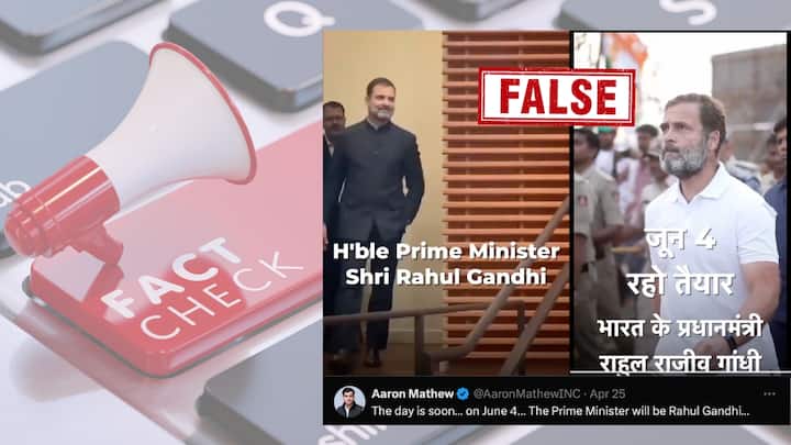 Fact Check Rahul Gandhi deepfake audio Swearing In As PM AI-Generated Voice elections 2024 Fact Check: It's Not Rahul Gandhi Swearing In As PM In This Viral Audio Clip. The Voice Is AI-Generated 