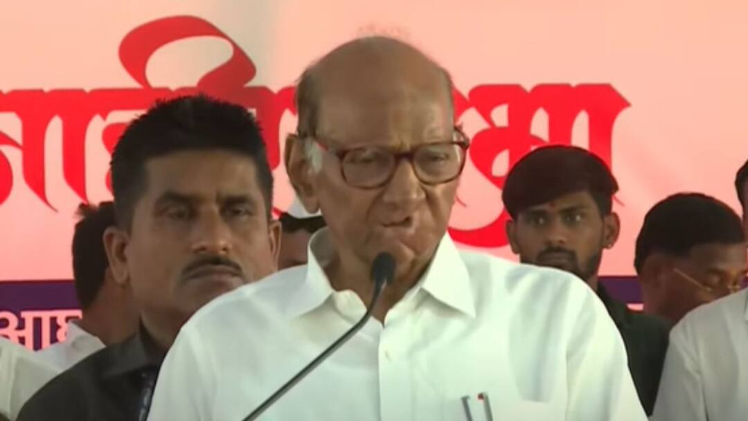 Sharad Pawar Slams Prime Minister Narendra Modi at Nilesh Lanke campaign rally Shevgaon Ahmednagar Lok Sabha Constituency Maharashtra Politics Marathi News मोदी सरकारचा लोकशाहीवर विश्वास आहे की नाही? निलेश लंकेंच्या प्रचारसभेतून शरद पवारांनी डागली तोफ