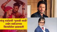 सर्वात महागडा युट्यूबर कोण? ते संजू राठोडची 'गुलाबी साडी' टाईम्स स्क्वेअरवर झळकली; जाणून घ्या मराठी मनोरंजनसृष्टीसंबंधित बातम्या...