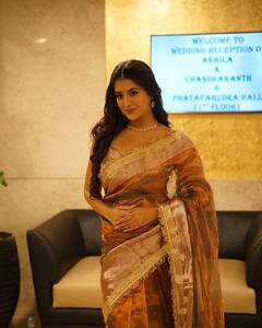 Rashi Singh: రాశి సింగ్‌ గ్లోయింగ్‌ లుక్‌ - గోల్డ్‌ కలర్‌ చీరలో వయ్యారాలు పోతున్న 'ముంబై' బ్యూటీ