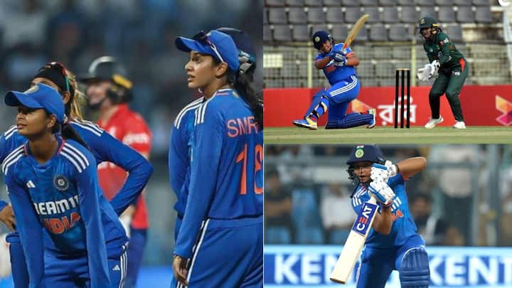 india women cricket team defeat bangladesh by 44 runs harmanpreet kaur pooja vastrakar indw vs banw INDW vs BANW: महिला क्रिकेट में टीम इंडिया का दमदार प्रदर्शन, बांग्लादेश को 44 रनों से किया चित
