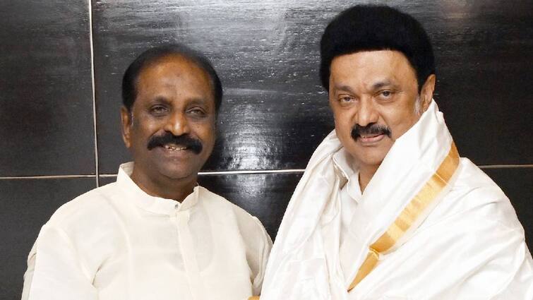 lyricist Vairamuthu praised cm mk stalin to keeping time management Vairamuthu: சர்வதேச ஒழுங்கைக் கடைப்பிடிக்கிறார் முதலமைச்சர் ஸ்டாலின் ; கவிஞர் வைரமுத்து புகழாரம்!