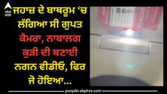 Viral Video: ਜਹਾਜ਼ ਦੇ ਬਾਥਰੂਮ ‘ਚ ਲੱਗਿਆ ਸੀ ਗੁਪਤ ਕੈਮਰਾ, ਨਾਬਾਲਗ ਕੁੜੀ ਦੀ ਬਣਾਈ ਨਗਨ ਵੀਡੀਓ, ਫਿਰ ਜੋ ਹੋਇਆ...