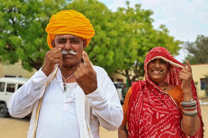 अगर पहले चरण की सभी 12 सीटों की बात करें तो अलवर में 60.07, भरतपुर में 52.80, बीकानेर में 54.11, चूरू में 63.61, दौसा में 55.72 और गंगानगर में 66.59 फीसदी मतदान हुआ.
