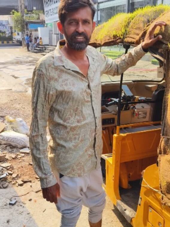 गर्मी से बचने के लिए देखें ऑटो वाले का ये जुगाड़