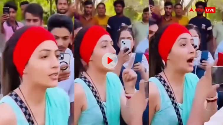Vada pav girl chandrika dixit new video viral heated argument with man Video: वड़ापाव वाली दीदी का एक और वीडियो हुआ वायरल, शख्स से हुई जमकर बहस