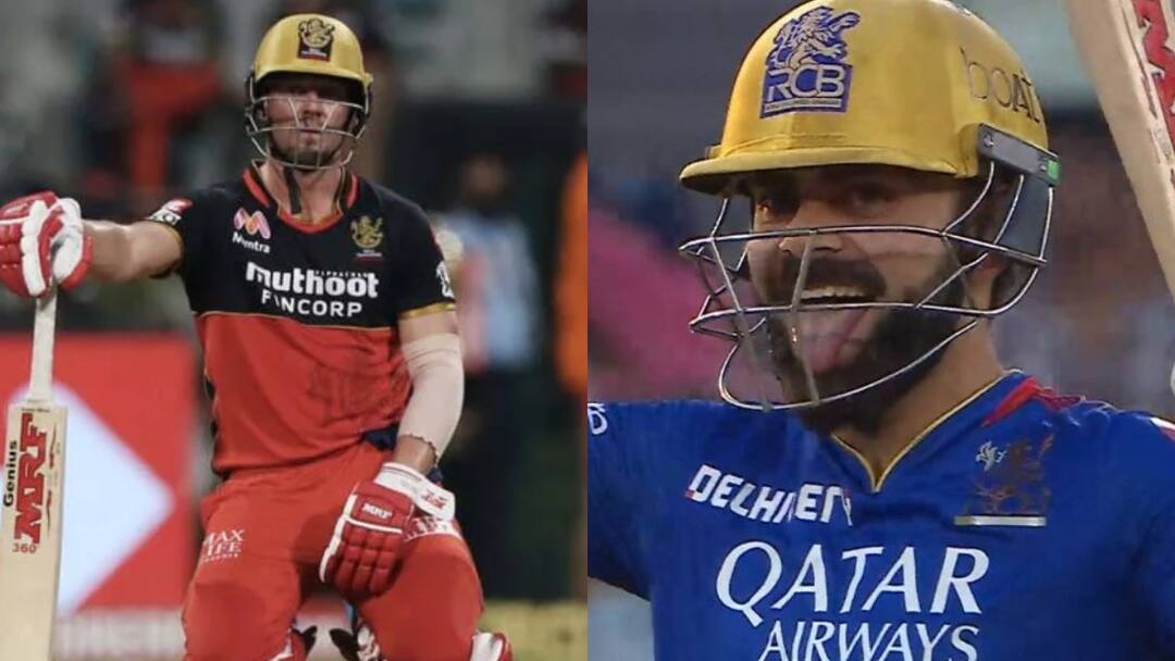 IPL 2024: विराट कोहली ने तोड़ा एबी डिविलियर्स का महारिकॉर्ड, रोहित शर्मा पर मंडराया खतरा Virat Kohli broke ab de Villiers record to include in most six in IPL list now eye on Rohit Sharma IPL 2024: विराट कोहली ने तोड़ा एबी डिविलियर्स का महारिकॉर्ड, रोहित शर्मा पर मंडराया खतरा