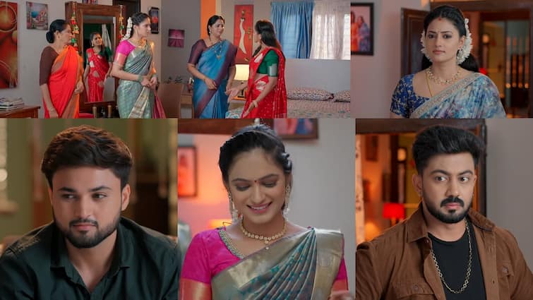 satyabhama serial today april 29th episode written update in telugu Satyabhama Serial Today April 29th: సత్యభామ సీరియల్ : సత్య నెక్లెస్ సంధ్య మెడలో చూసి అవమానించిన నందిని.. పెళ్లి వాళ్లకి కాల్ చేయించి సంధ్యని బ్యాడ్ చేసిన భైరవి!