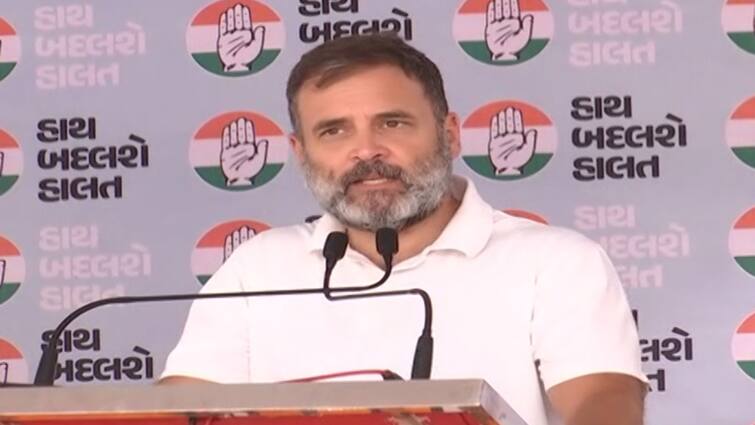 Loksabha Election 2024:  Congress leader Rahul Gandhi addressed an election rally in Patan. Loksabha Election 2024: પાટણમાં રાહુલ ગાંધીએ કહ્યુ- 'દરેક પરિવારની મહિલાના ખાતામાં વાર્ષિક એક લાખ જમા કરીશું'