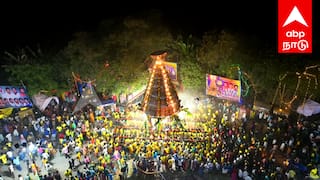 10 டன் எடை, 31 அடி தேரை தோளில் சுமந்து தேர் தூக்கும் திருவிழா - விழுப்புரத்தில் வினோத நிகழ்ச்சி