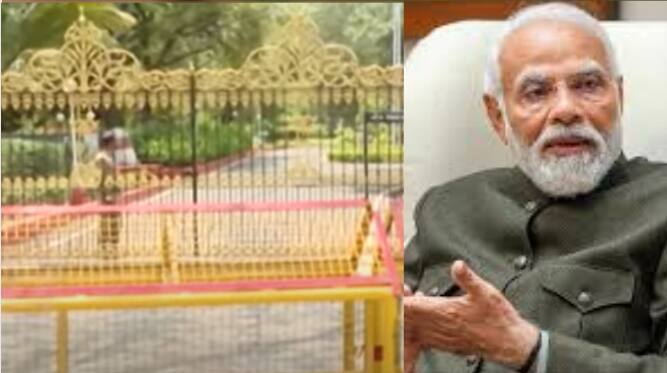 Narendra Modi to stay in Pune for the first time at rajbhavan Pune PM narendra Modi Pune Sabha : पंतप्रधान नरेंद्र मोदींचा पहिल्यांदाच पुण्यात मुक्काम; राजभवनाला छावणीचं स्वरुप
