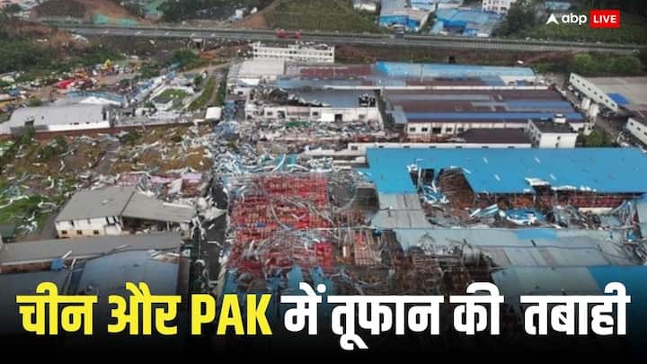 China Pakistan Storm 27 people died due to strong storm in China and Pakistan roads filled with water China-Pakistan Storm: पाकिस्तान से चीन तक तबाही, अब तक 27 लोगों की हुई मौत, जानिए पूरी बात
