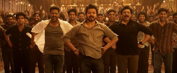 கடந்த சில வாரங்களுக்கு முன்பு படத்தின் ஃபர்ஸ்ட் சிங்கிள் “விசில் போடு” வெளியாகியிருந்தது. விஜய், பிரபு தேவா, பிரசாந்த் நடனம் சிறப்பாக இருந்தாலும் இப்பாடல் ரசிகர்களிடம் கலவையான விமர்சனங்களையே பெற்றது.